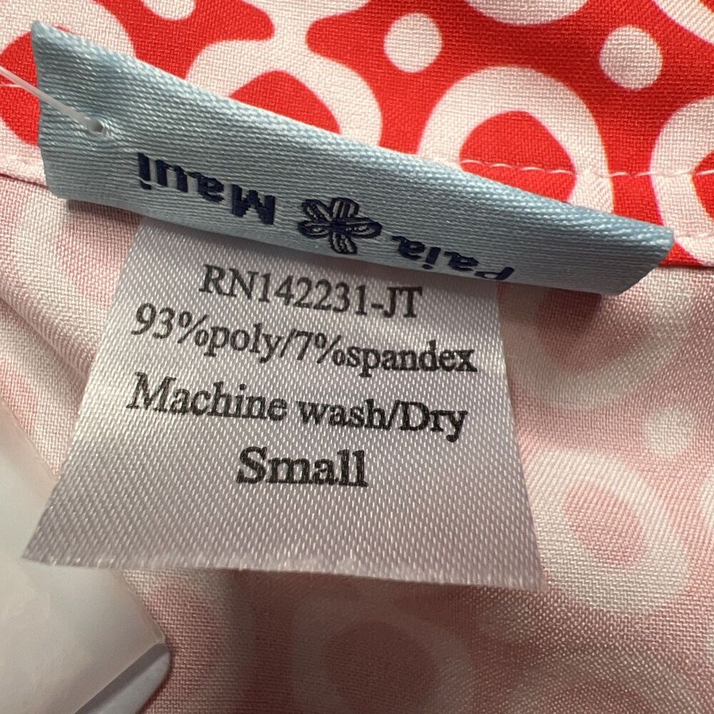 RipSkirt Hawaii NWT Dot Red Mini Wrap Skirt Small Beach Vacation Tropical Adjust - Picture 4 of 8